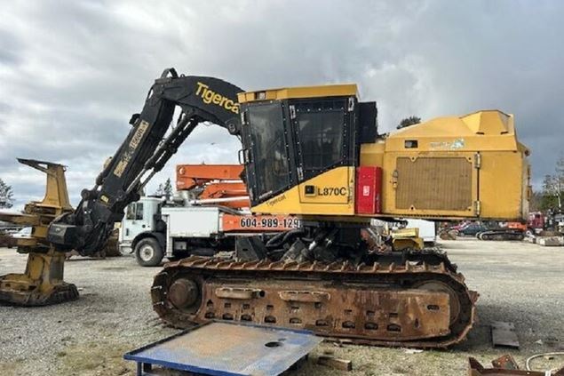 2014 Tigercat L870C Track Feller Buncher
